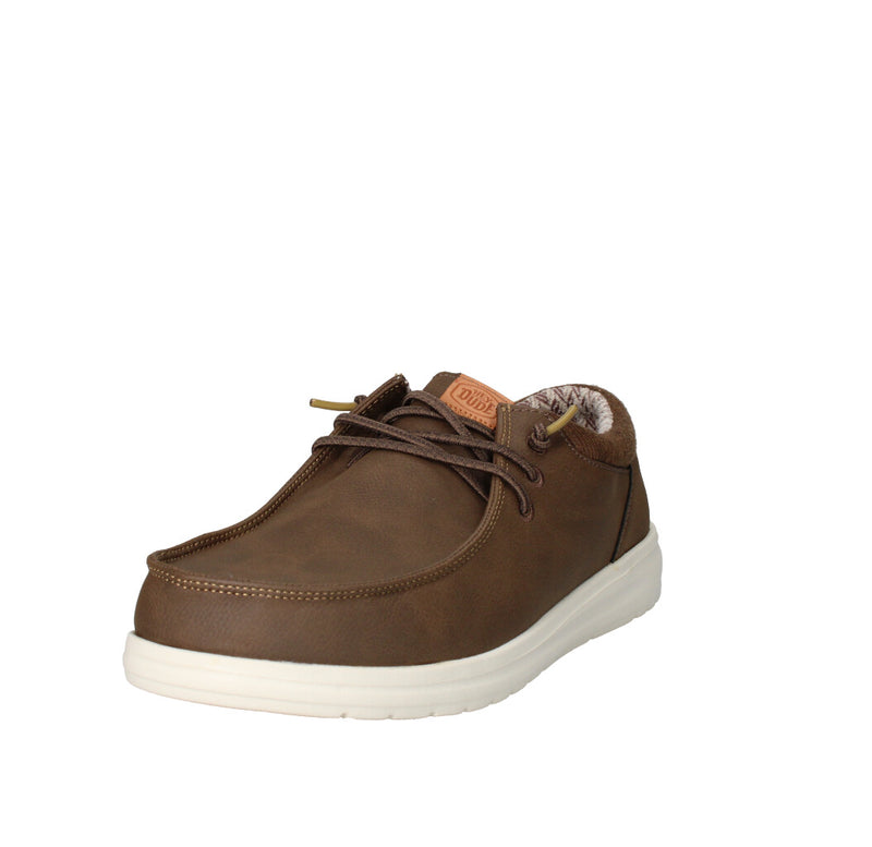HEY DUDE SNEAKERS  PAUL CLASSIC MARRONE