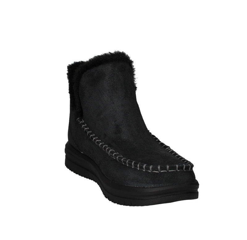 HEY DUDE SNEAKERS Donna CAMDEN SUEDE W NERO