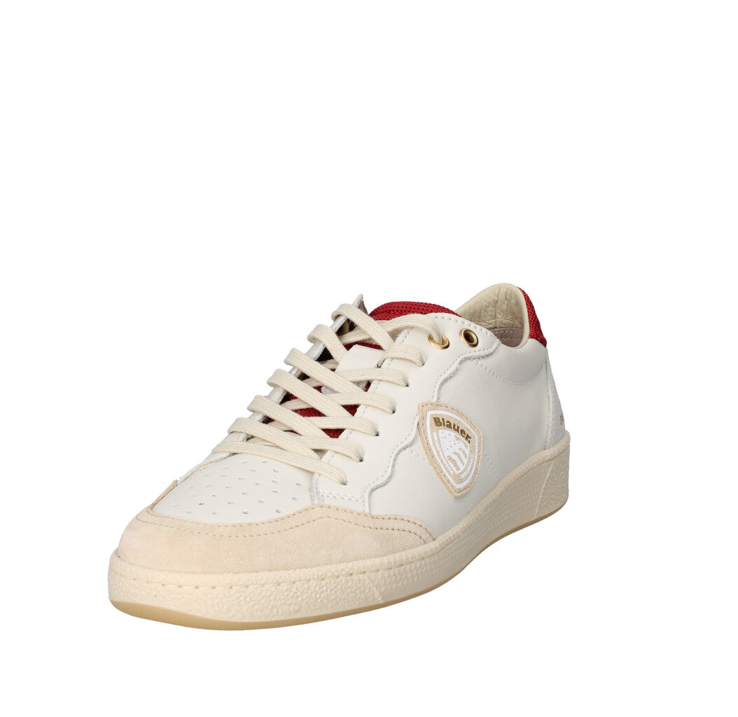 BLAUER. U.S.A. SNEAKERS  S5MURRAY12/LEM CREMA E ROSSO