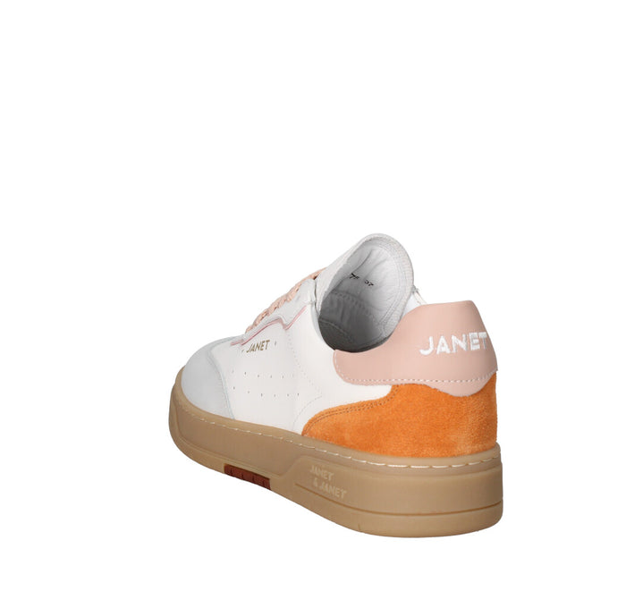 JANET & JANET SNEAKERS Donna J-091B GHIACCIO WHITE PINK