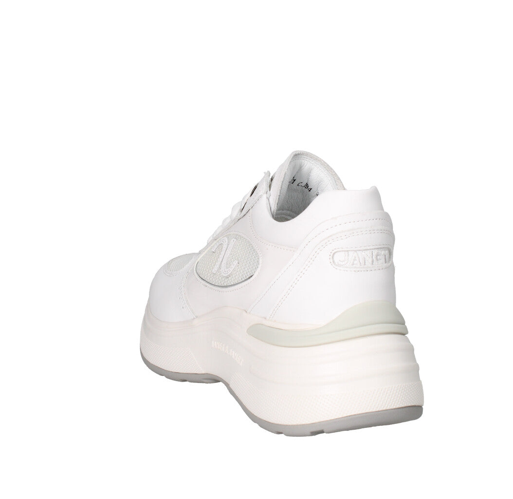 JANET & JANET SNEAKERS Donna J-061C BIANCO