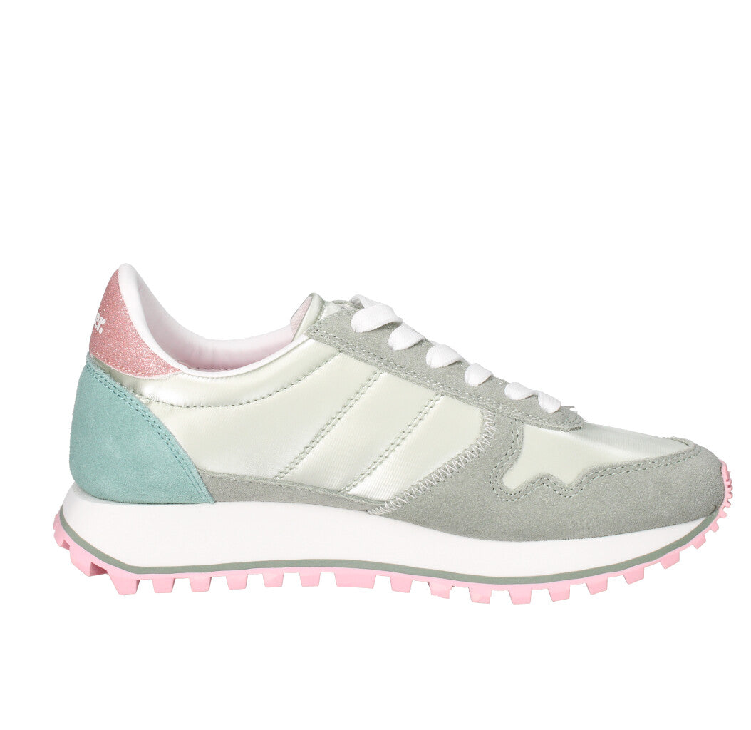 BLAUER. U.S.A. SNEAKERS Donna S5MILLEN03/NYG VERDE ACQUA E ROSA