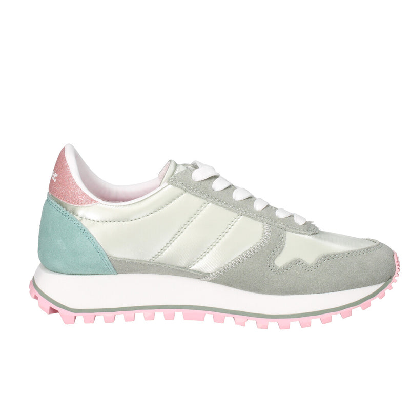 BLAUER. U.S.A. SNEAKERS Donna S5MILLEN03/NYG VERDE ACQUA E ROSA