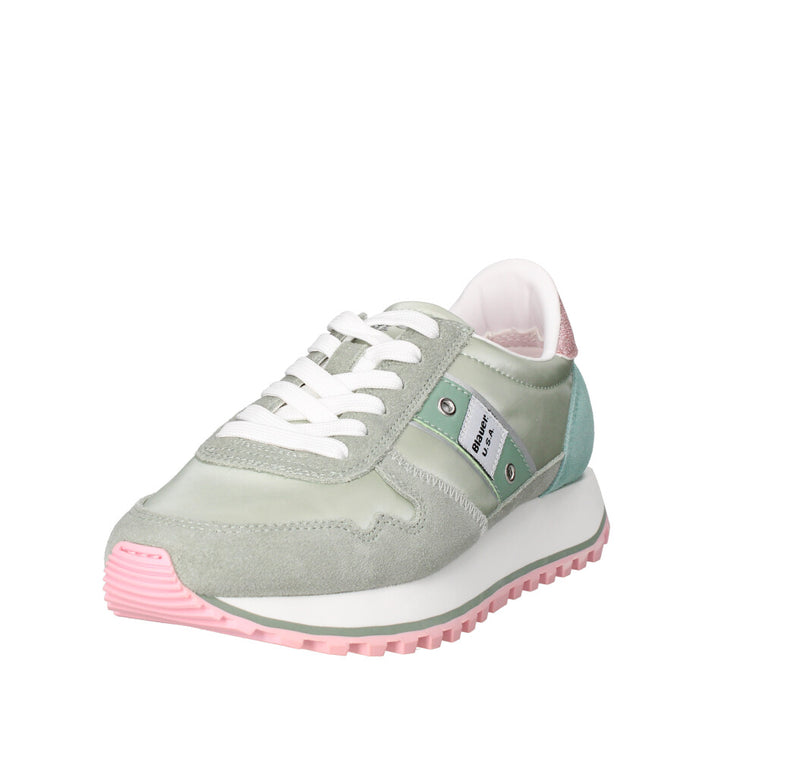 BLAUER. U.S.A. SNEAKERS Donna S5MILLEN03/NYG VERDE ACQUA E ROSA