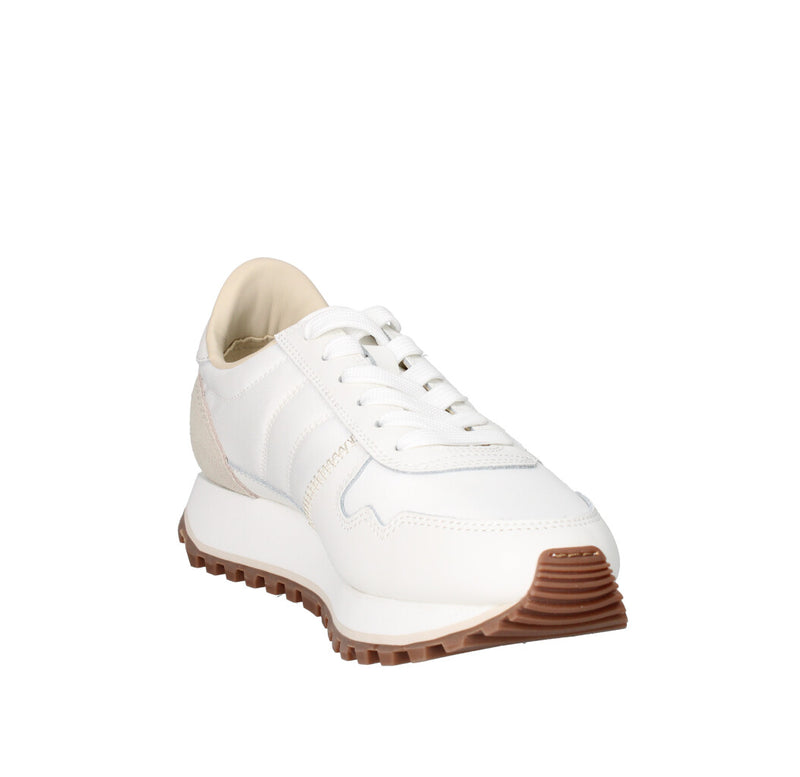 BLAUER. U.S.A. SNEAKERS Donna S5MILLEN03/NYL BIANCO E CREMA