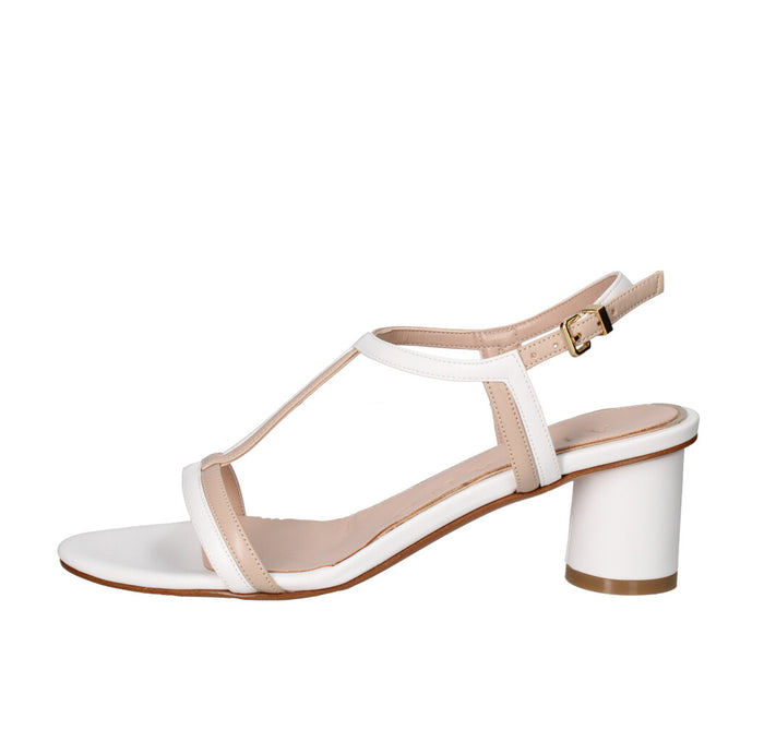 ALBANO SANDALO Donna 5347 BIANCO E NUDE
