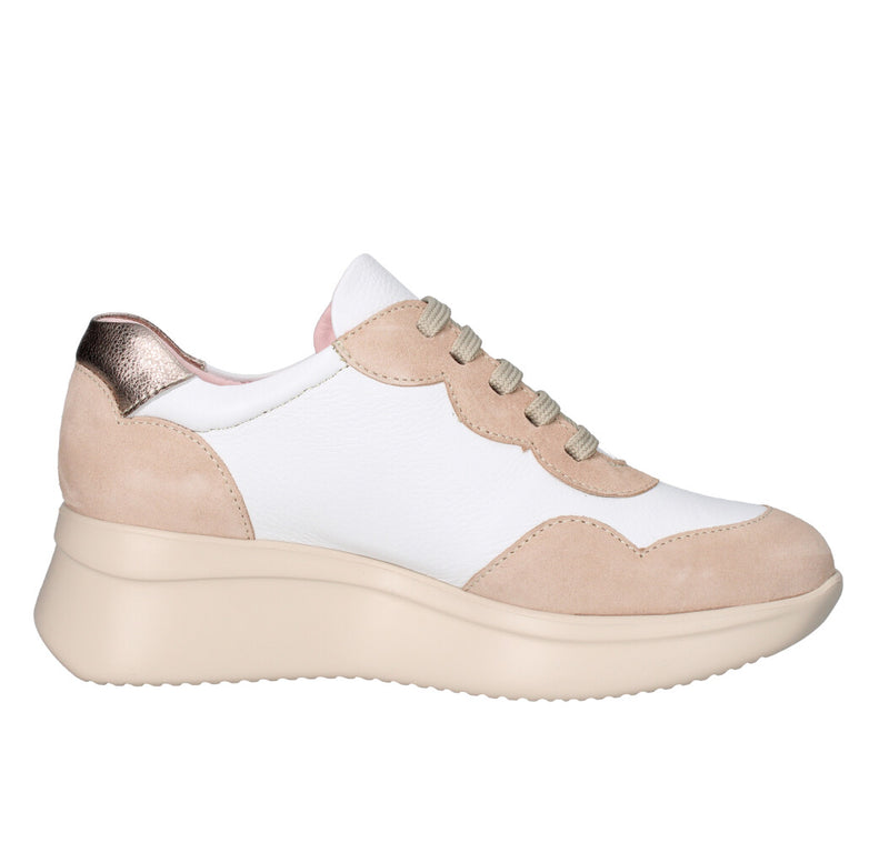 CALLAGHAN SNEAKERS Donna 30036 NUDE E BIANCO