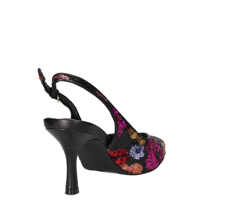 GIANCARLO PAOLI DECOLLETE' Donna 552 NERO MULTICOLOR