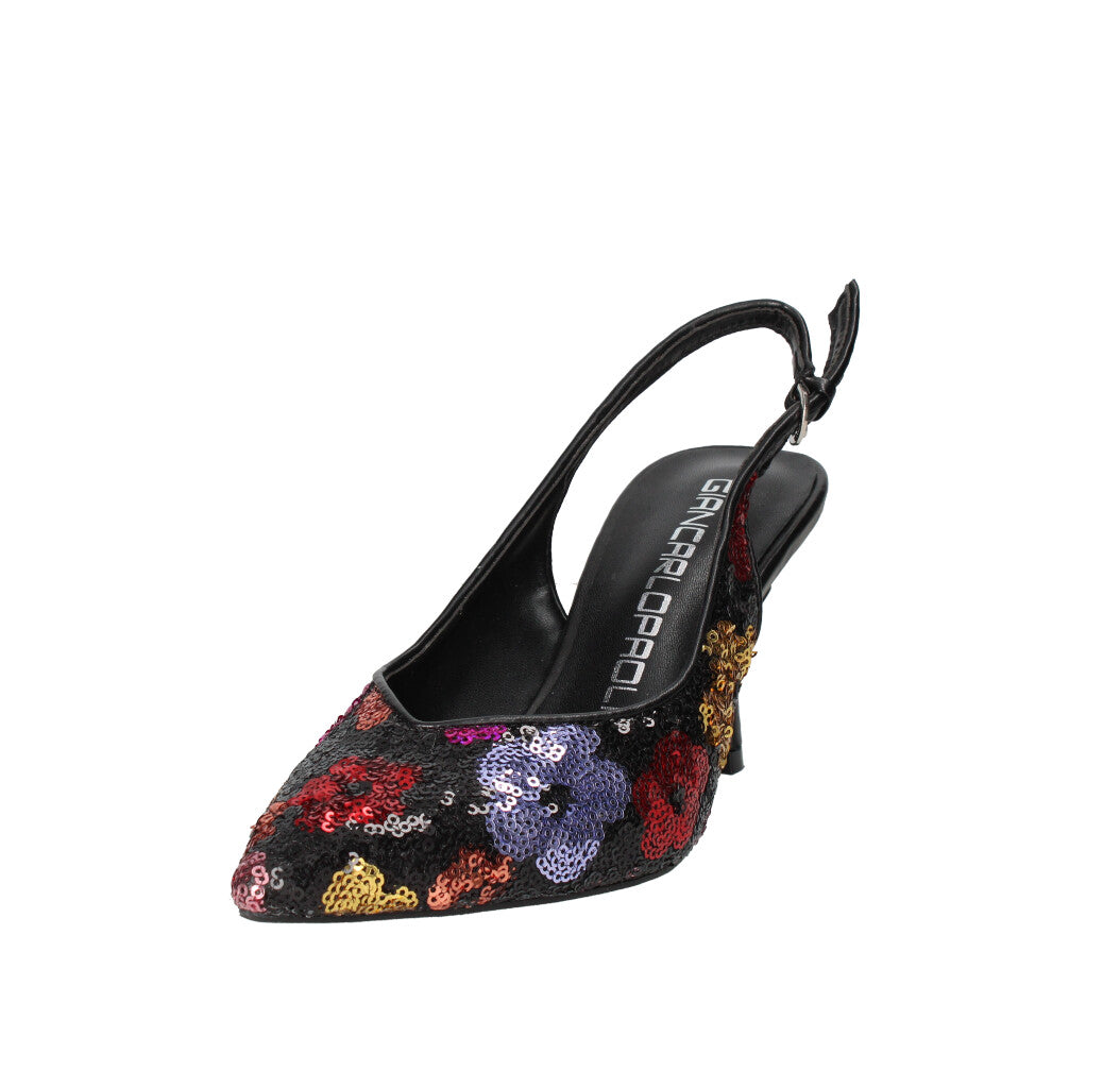 GIANCARLO PAOLI DECOLLETE' Donna 552 NERO MULTICOLOR