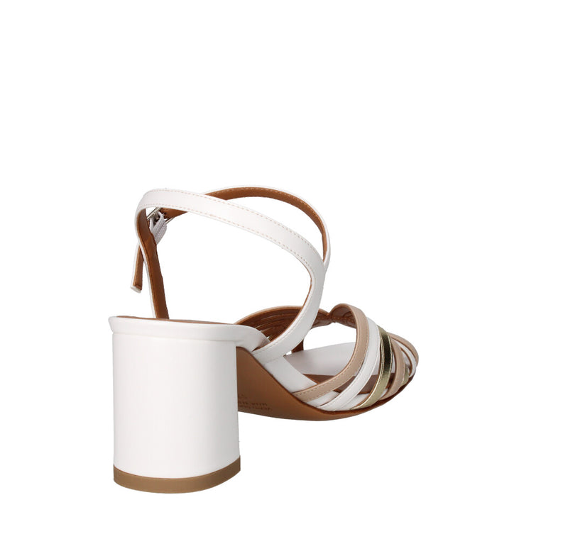 L'AMOUR BY ALBANO SANDALO Donna L338 BIANCO NUDE E ORO