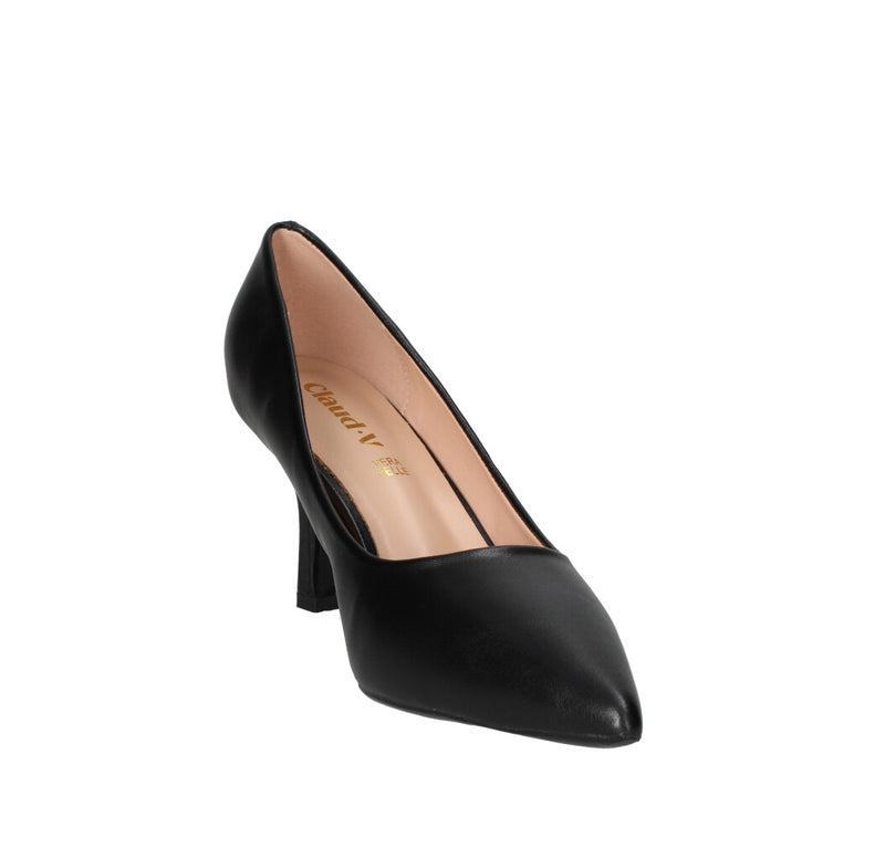 CLAUD.V DECOLLETE' Donna ZA08-01A NERO