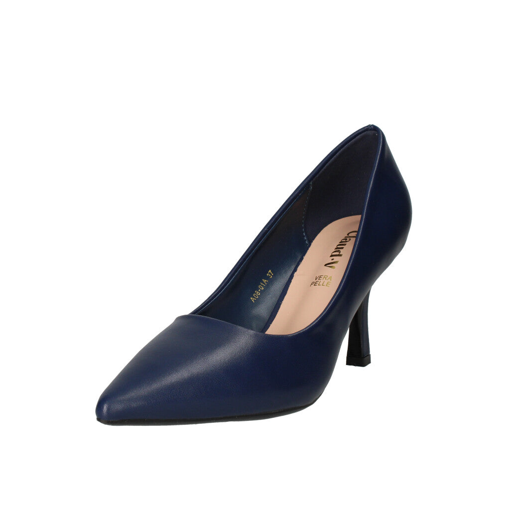 CLAUD.V DECOLLETE' Donna ZA08-01A BLU