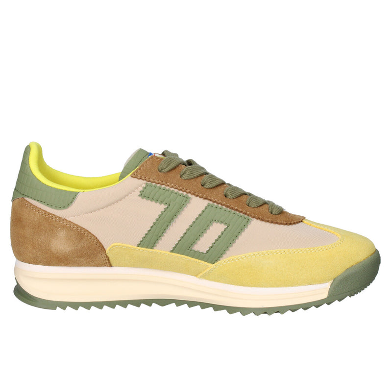 BACK 70 SNEAKERS Donna 108001-001340 GIALLO E VERDE MULTICOLOR
