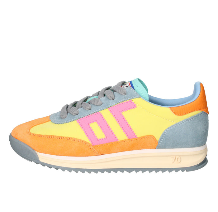 BACK 70 SNEAKERS Donna 108001-001326 ARANCIONE E CELESTE MULTICOLOR