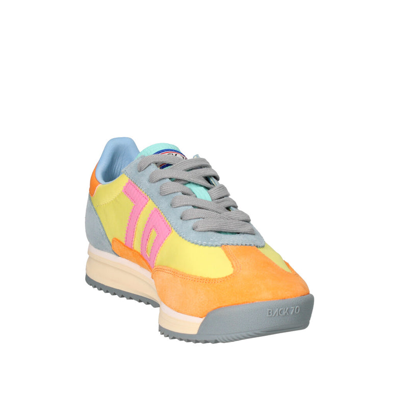 BACK 70 SNEAKERS Donna 108001-001326 ARANCIONE E CELESTE MULTICOLOR