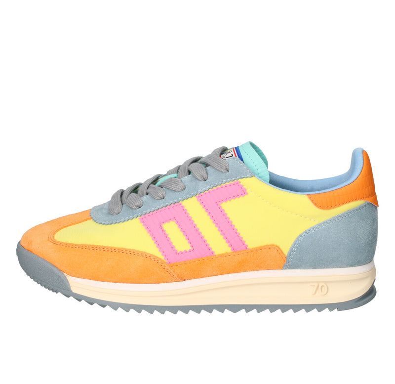 BACK 70 SNEAKERS Donna 108001-001326 ARANCIONE E CELESTE MULTICOLOR