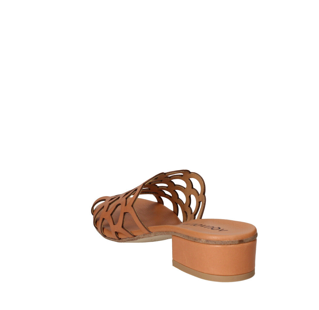 AQUACLARA SABOT Donna P-ELCHE-30 CUOIO