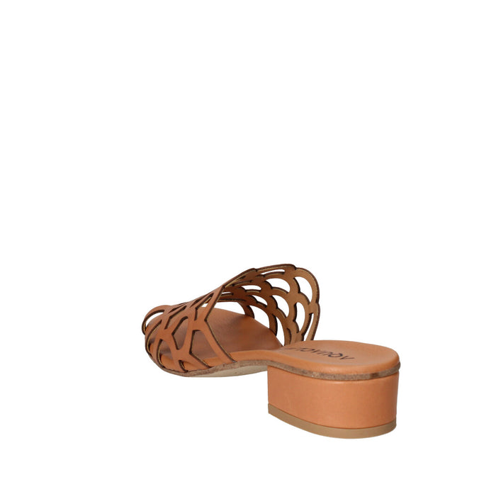 AQUACLARA SABOT Donna P-ELCHE-30 CUOIO