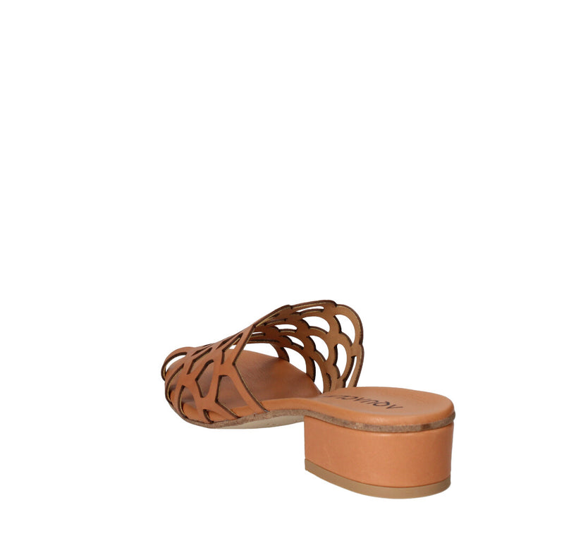 AQUACLARA SABOT Donna P-ELCHE-30 CUOIO