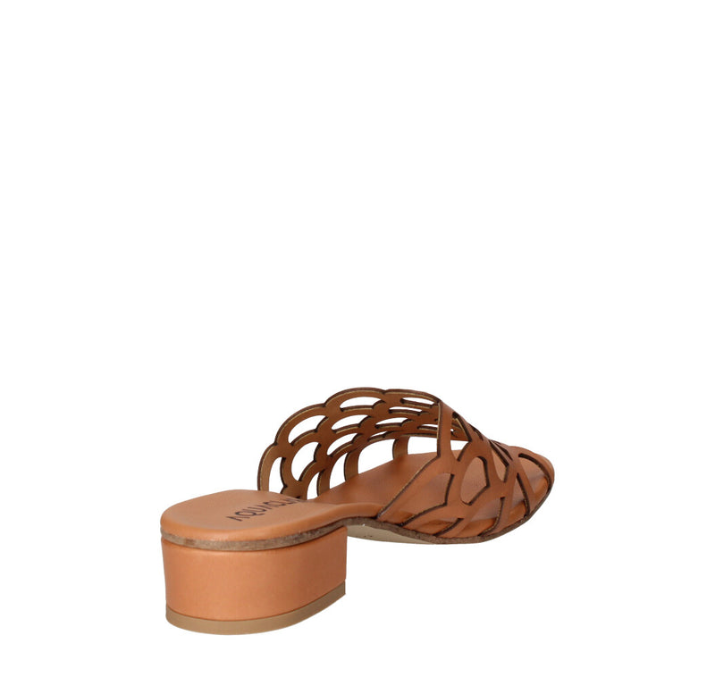 AQUACLARA SABOT Donna P-ELCHE-30 CUOIO