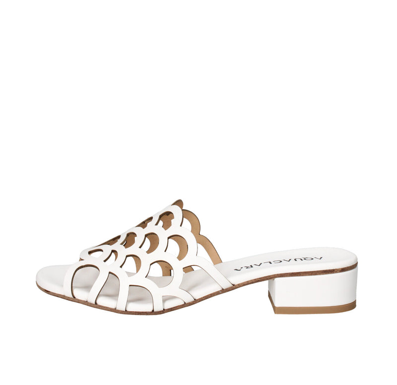 AQUACLARA SABOT Donna P-ELCHE-30 BIANCO