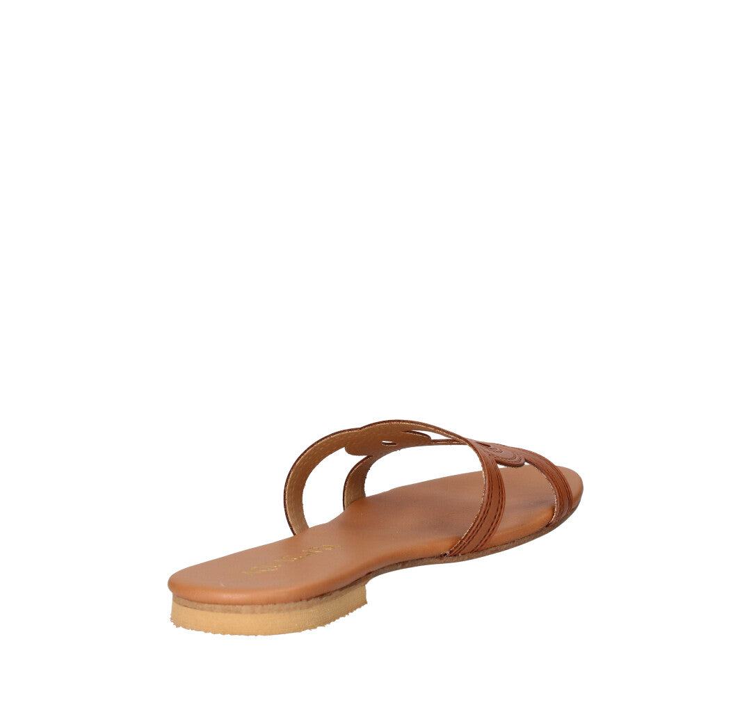 AQUACLARA SABOT Donna P-HAKA-10 CUOIO