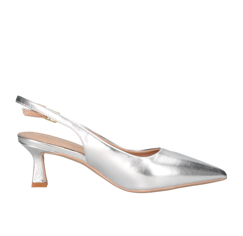 CLAUD.V DECOLLETE' Donna ZE06-02A ARGENTO