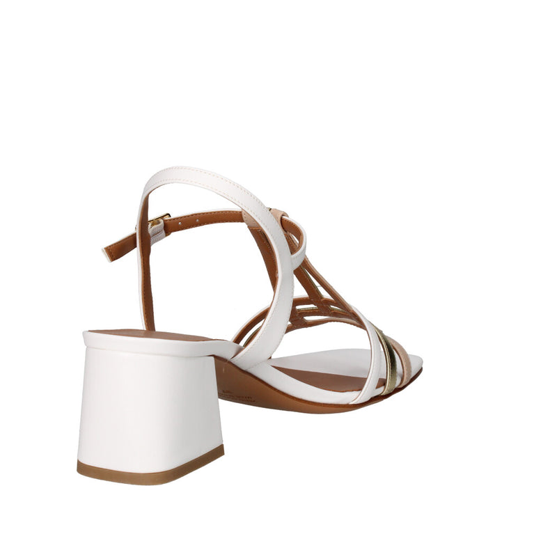 L'AMOUR BY ALBANO SANDALO Donna L333 BIANCO NUDE E ORO