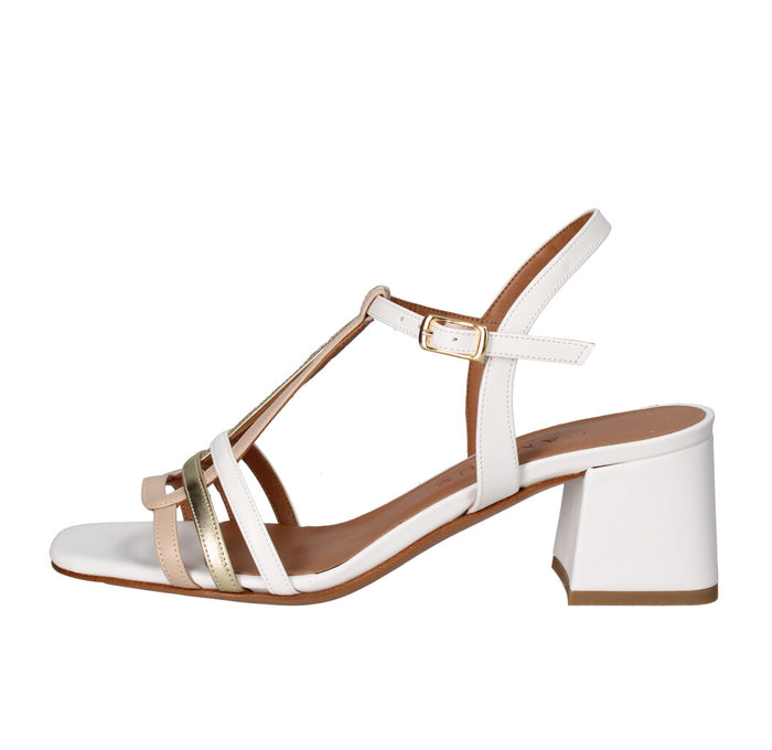 L'AMOUR BY ALBANO SANDALO Donna L333 BIANCO NUDE E ORO