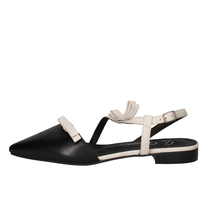 LA VITRINA DECOLLETE' Donna Y02-02 NERO E PANNA