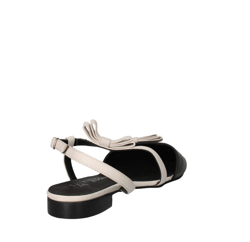 LA VITRINA DECOLLETE' Donna Y02-02 NERO E PANNA