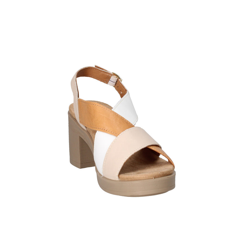 IGI&CO SANDALO Donna 7674122 CUOIO BIANCO E BEIGE
