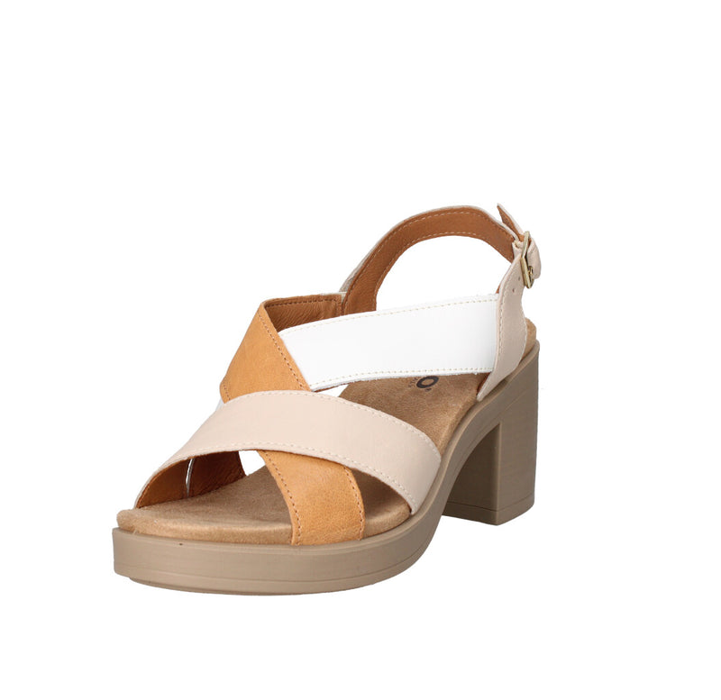 IGI&CO SANDALO Donna 7674122 CUOIO BIANCO E BEIGE