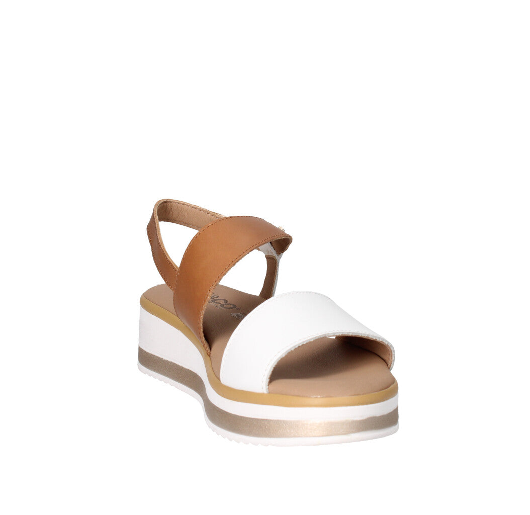 IGI&CO SANDALO Donna 7687500 BIANCO E CUOIO