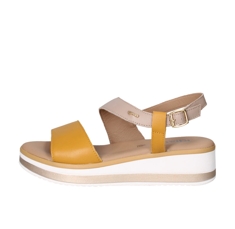 IGI&CO SANDALO Donna 7687511 SENAPE E VISONE