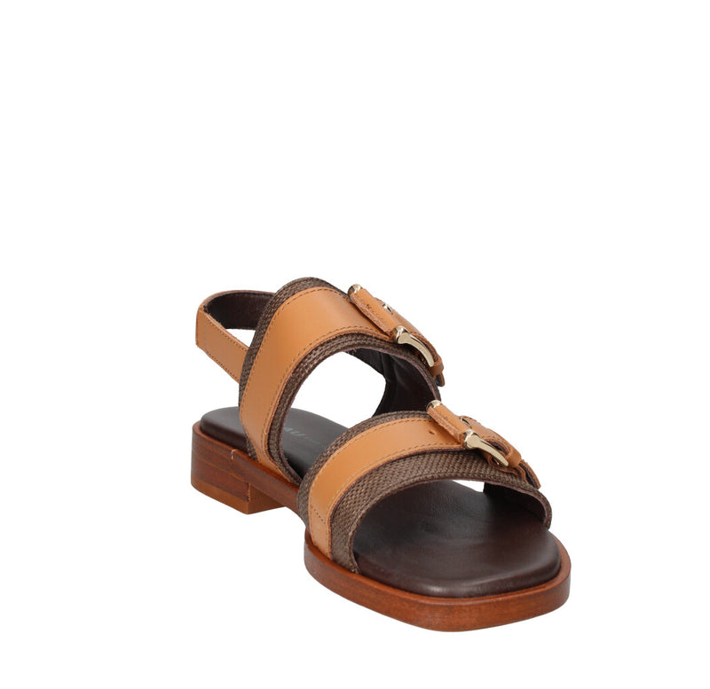 FRAU SANDALO Donna 87H5 T.MORO E CUOIO