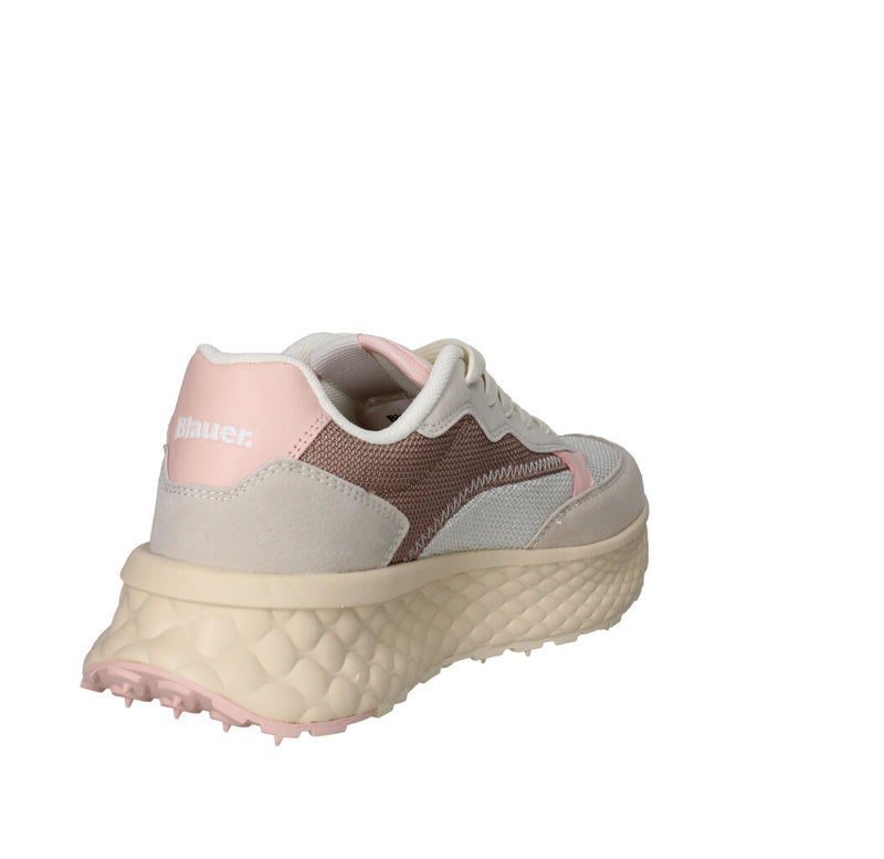 BLAUER. U.S.A. SNEAKERS Donna S5LYNN01/MEG CREMA E NUDE
