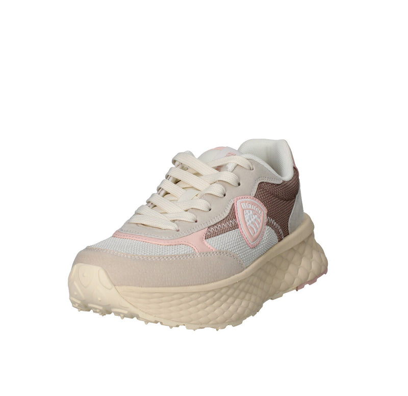 BLAUER. U.S.A. SNEAKERS Donna S5LYNN01/MEG CREMA E NUDE