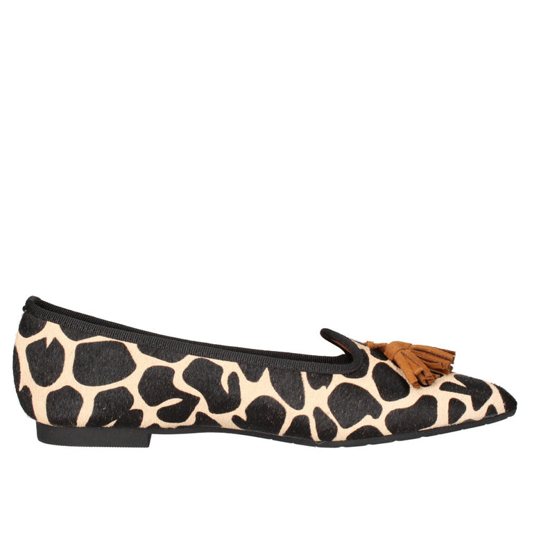 CLAUD.V MOCASSINO Donna ZA03-25M MACULATO NERO