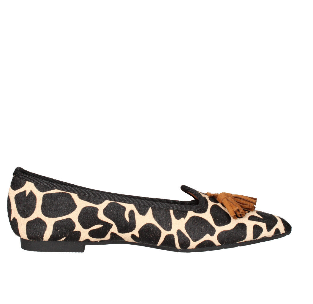 CLAUD.V MOCASSINO Donna ZA03-25M MACULATO NERO