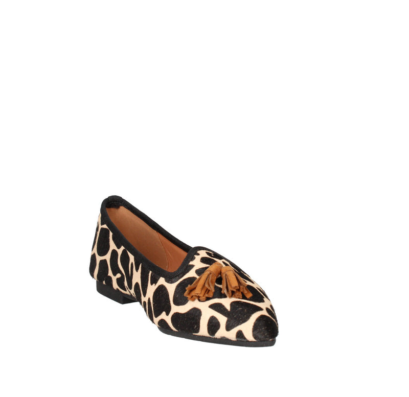 CLAUD.V MOCASSINO Donna ZA03-25M MACULATO NERO