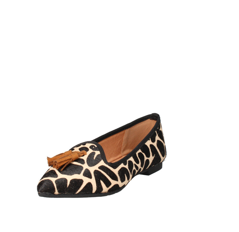 CLAUD.V MOCASSINO Donna ZA03-25M MACULATO NERO