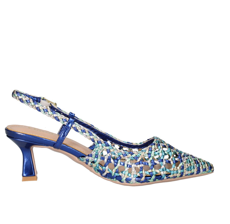 CLAUD.V DECOLLETE' Donna ZE06-01P MULTI BLU