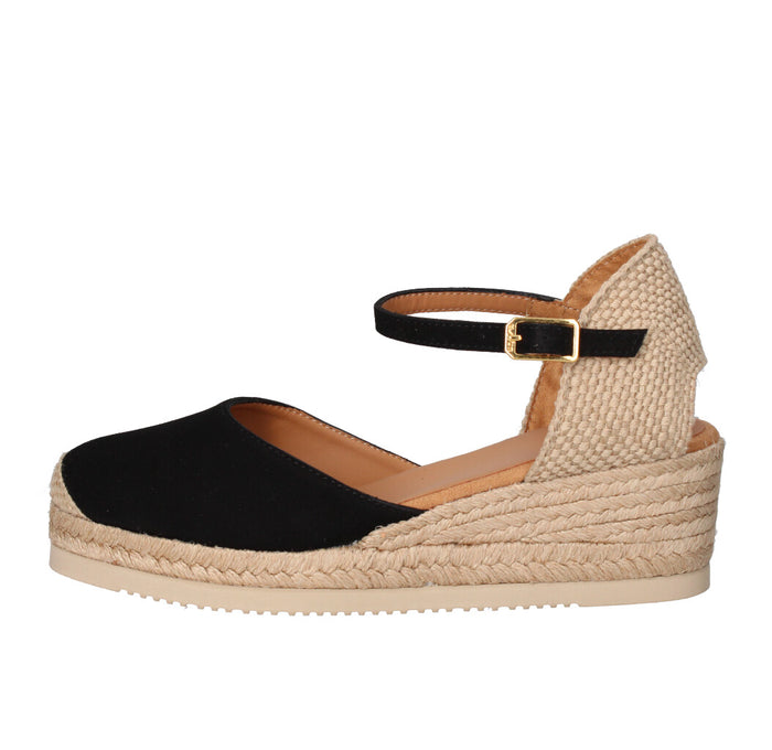 UNISA ESPADRILLAS Donna CISCA NERO