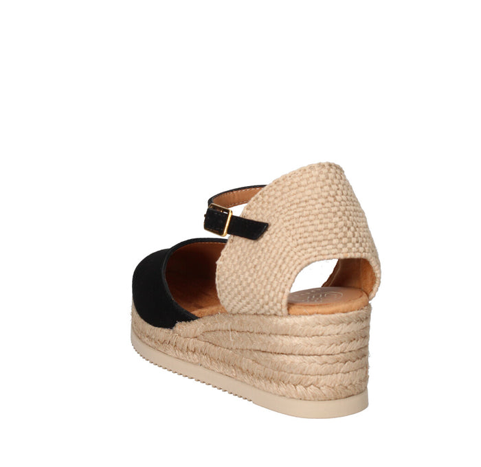 UNISA ESPADRILLAS Donna CISCA NERO