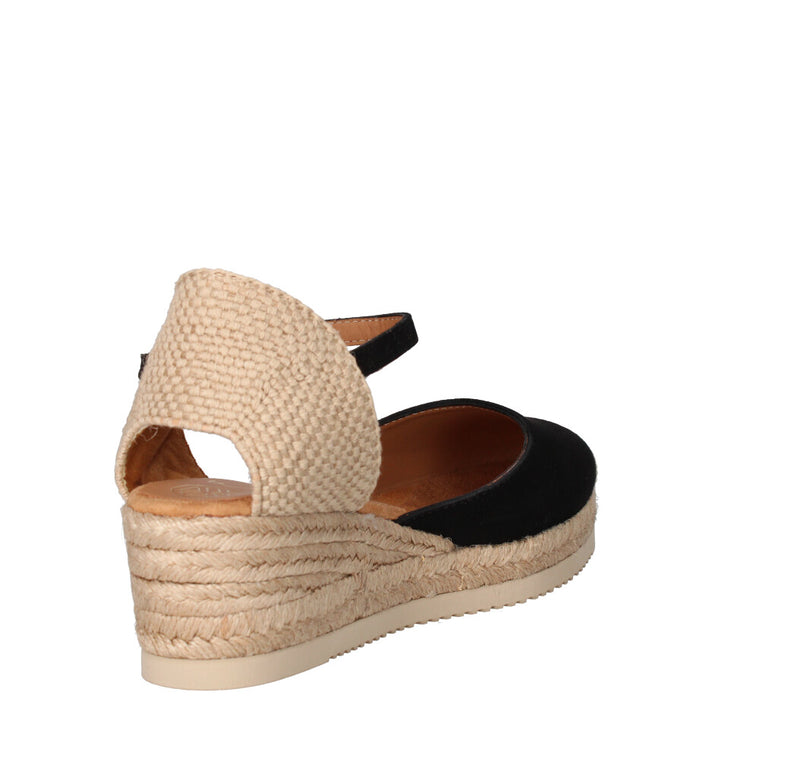 UNISA ESPADRILLAS Donna CISCA NERO
