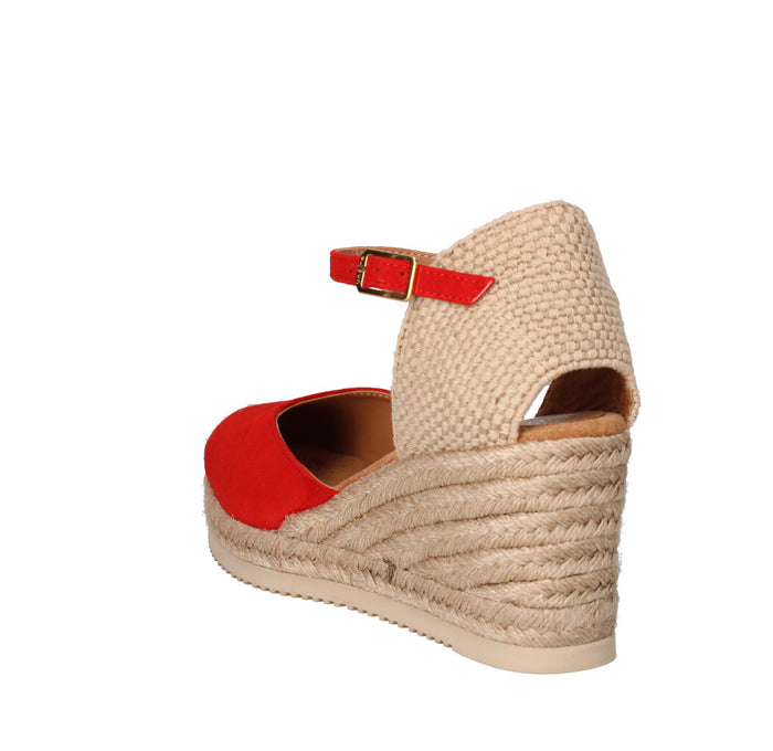 UNISA ESPADRILLAS Donna CACERES ROSSO