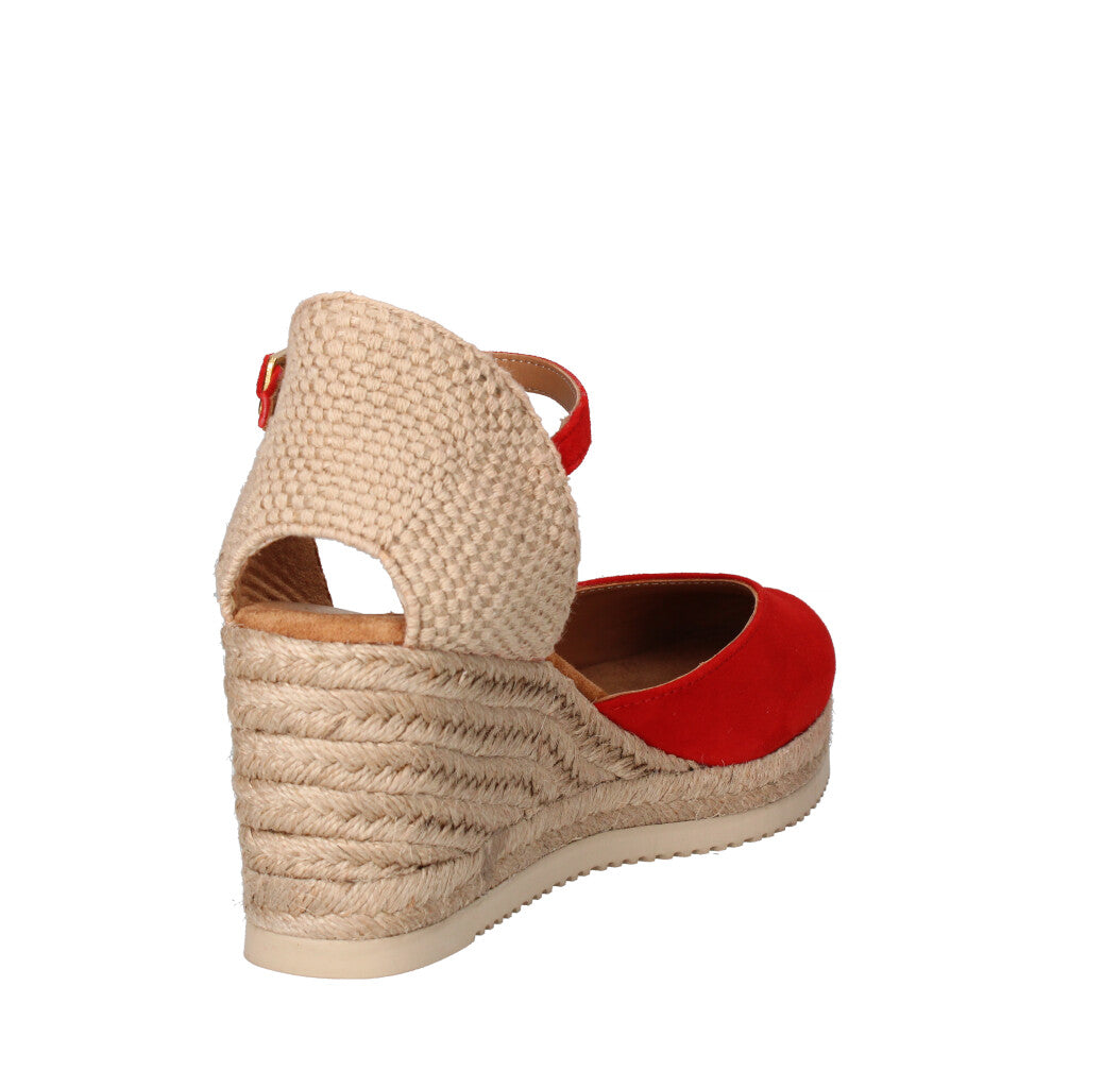 UNISA ESPADRILLAS Donna CACERES ROSSO