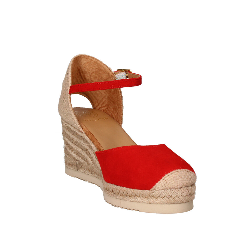UNISA ESPADRILLAS Donna CACERES ROSSO