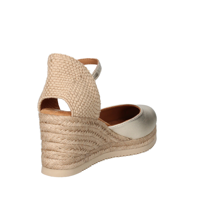 UNISA ESPADRILLAS Donna CACERES ORO